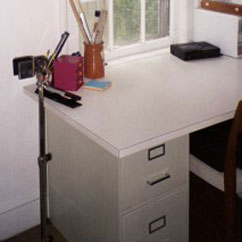 An organized desk